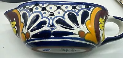 Talavera Pottery Salsa Or Gravy Mexican Kitchen Table Accent Decor Handmade • $15