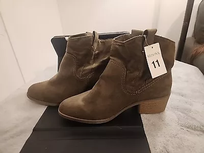 Women's Merona Size 11 Olive/ Sawyer Suede Ankle Boots • $20