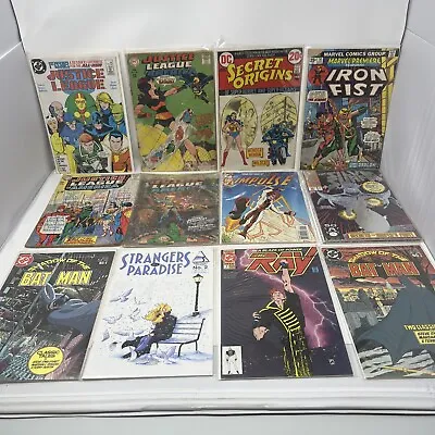 Vintage DC Comics Mixed Lot - 12 Cent - Justice League Iron Fist Bat Man & More! • $34.99