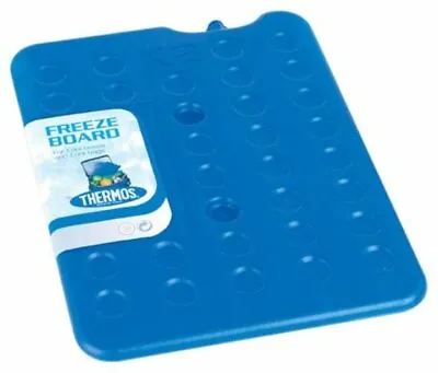 £7.95 • Buy Thermos Freeze Board Ice Pack Block 800g For Cool Bag Chill Box Cooler