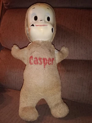 $15.10 • Buy Vintage 1960s Casper The Friendly Ghost Pull String Doll Plush Toy  Best Offer 