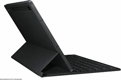 Samsung EF-DT730 Galaxy Tab S7 FE & Tab S7+ Slim Keyboard Book Cover (Black)   • $64.95