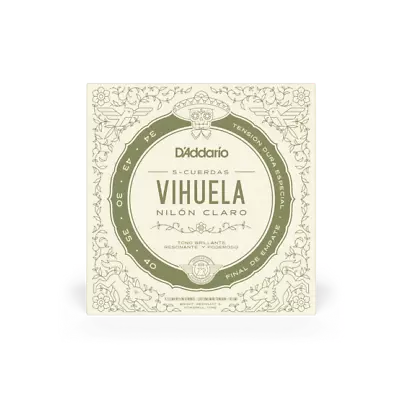 D’Addario MV10C Mariachi Vihuela Custom Hard Tension Strings • $8.99