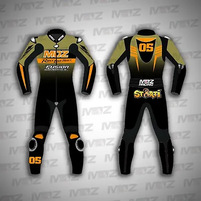 Customized Fusion Graphix Motorcycle Leather Racing Suits – Motorbike 1 & 2Pc • $284.20