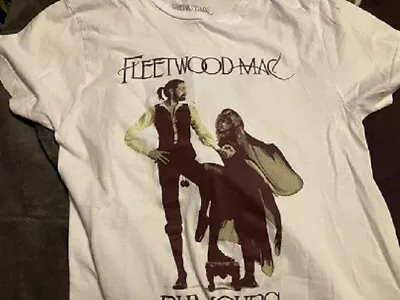 Fleetwood Mac Rumors Graphic Tee Thrifted Vintage Style Size S • $12
