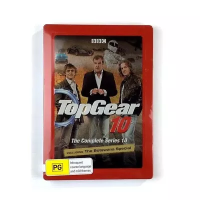 Top Gear Complete Series 10 Steelbook DVD Sport Jeremy Clarkson Brand New Reg 4 • $20.95