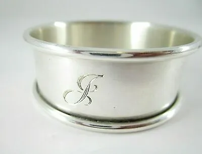 Vintage Web Sterling Silver Napkin Ring(s)  J  Initial Engraving -many Available • $79.95