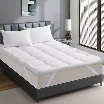 Peace Nest 4  Down Alternative Mattress Topper Pillow Top Machine Wash • $53.95