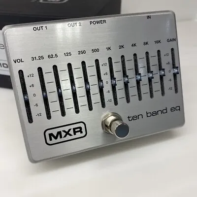 MXR M108S TEN BAND EQ 10 Guitar Effects Pedal From Japan • $235