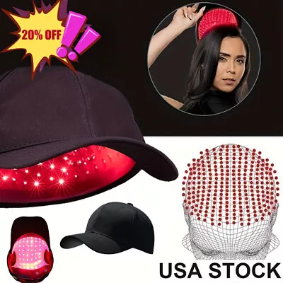 650nm Red LED Light Therapy Hat Hair Regrowth Hair Growth Anti-Hair Loss Cap US • $34.99