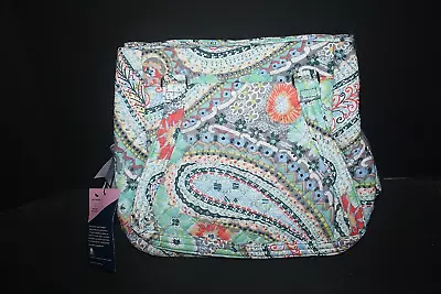 Vera Bradley Citrus Paisley Multi-Compartment Shoulder Bag NWT EXACT • $63.75