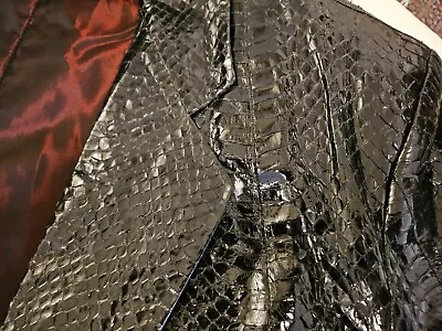 Genuine Whip Snakeskin Blazer Sport Jacket • $700