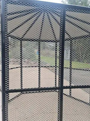 Large Bird Aviary Pet Cage Mesh Sides Door Entry Easy Assembly Light Weight • $1599