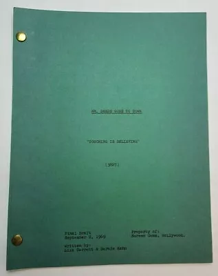 MR. DEEDS GOES TO TOWN / Lila Garrett 1969 TV Script  Touching Is Believing  • $120