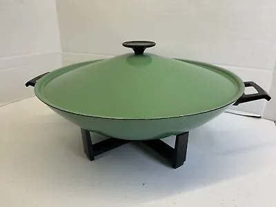 West Bend 5110 Jade Green Wok Vintage • $49.95