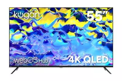 Kogan 55  QLED 4K WebOS Smart TV - W94Q 55 Inch TVs TV & Home Theatre • $648