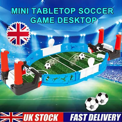 Funny Mini Football Tabletop Game Kids Adults Table Soccer Interactive Toy RW • £13.01