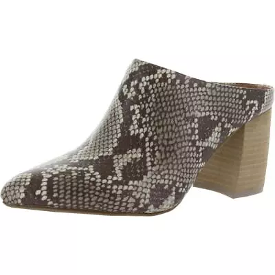 Dolce Vita Womens Ravyn Tan Faux Leather Mules Shoes 6.5 Medium (BM)  1031 • $12.99