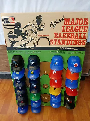 Vintage MLB 1977 Baseball Cap Standings Board Display • $399.99