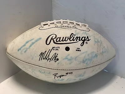 1992 Chicago Bears Team Signed Rawlings Football With Mike Ditka • $33