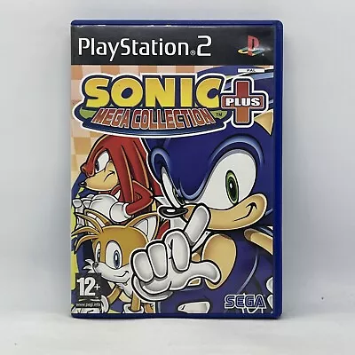 Sonic Mega Collection Plus SEGA PS2 Sony PlayStation Video Game Free Post PAL • $24.95