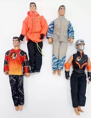 GI Joe 12  Hasbro Action Man Action Figures Lot Of 4 Vintage 1990's • $17.99