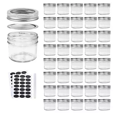 4oz / 120ml Mason Jars Glass Jelly Jars Canning Jars With Regular Lids Idea... • $44.94
