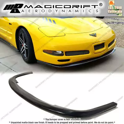 For 97-04 Chevy Corvette C5 CS Style Front Bumper Chin Spoiler Lip Splitter Kit • $64.88