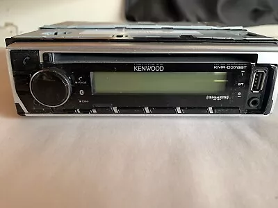 Kenwood KMR-D378BT Marine/Motorcycle Bluetooth AM/FM Cd  Pandora Untested • $63