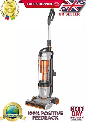 Vax Air Stretch Upright Vacuum Cleaner Lightweight Silver And Orange 820W • £65.99