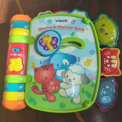$10 • Buy VTech Rhyme And Discover Book Toddler Toy Works Great