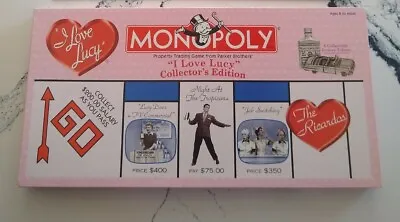 New Vintage Monopoly I Love Lucy Collector's Edition 2001 **READ DESCRIPTION** • $55