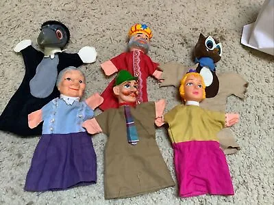 $25 • Buy Vintage 70's Mr Rogers Neighborhood Puppets Lot Of 6