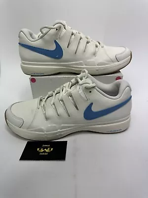 Nike Zoom Vapor 9.5 Tour Leather Sail Blue Tennis FJ1683-100 Size 10.5 • $129.99