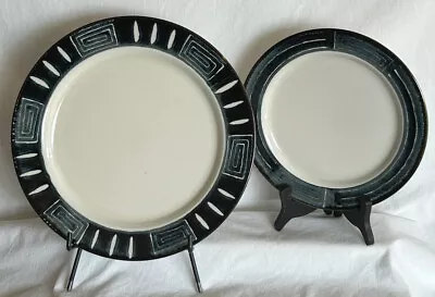 Mikasa A Ben Seibel Design Firesong Dinner Plate & Side Plate Vintage • $99