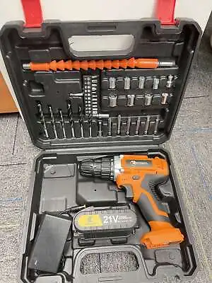 Cordless Drill Driver 12/18/21/48V Electric Screwdriver Set With 2000mAh Battery • £22.99