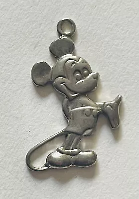 🌼Vintage Mickey Mouse Sterling Charm Or Pendant Disney • $4.25