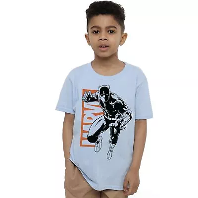 Marvel Kids T-Shirt Black Panther Jump Top Tee 7-13 Years Official • £11.99