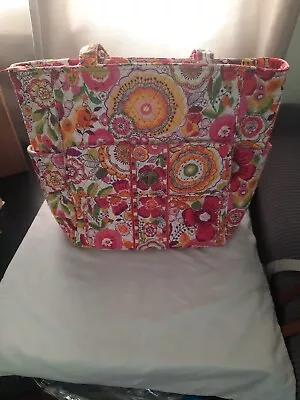Vera Bradley Never Used Turnlock Tote Bag. Flowers Beautiful  • $29