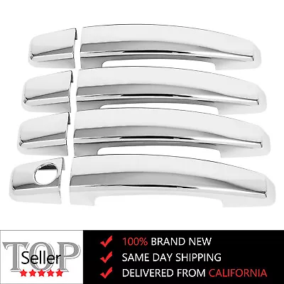 For 2013-2015 Chevrolet Malibu Front Rear Left Right Door Handle Cover Chrome • $14.09