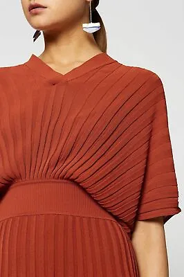$415 • Buy Scanlan Theodore Knit Ribbed Dress, Size XS, Aus 4-6