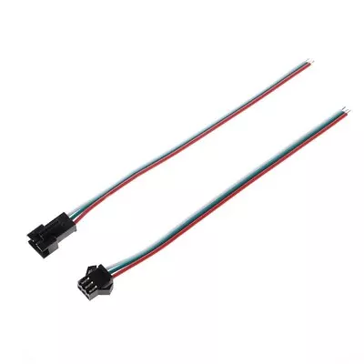 1 Pairs JST SM 3 Pin Male Female Connector (L29/30) Cable For WS2811 LED Strip • $2.95