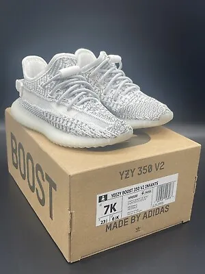 Adidas Yeezy Boost 350 V2 Static Infant's 7K HP6590 BRAND NEW FAST SHIPPING • $195