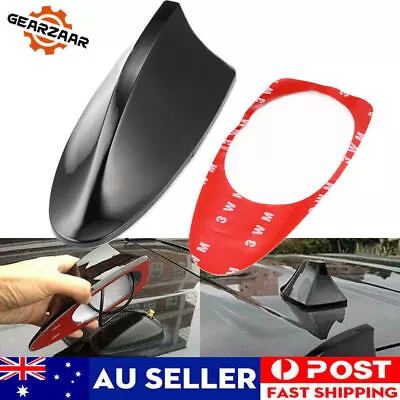 Black Universal Auto Car Roof Radio AM/FM Signal Shark Fin Aerial Antenna AUS • $12.18