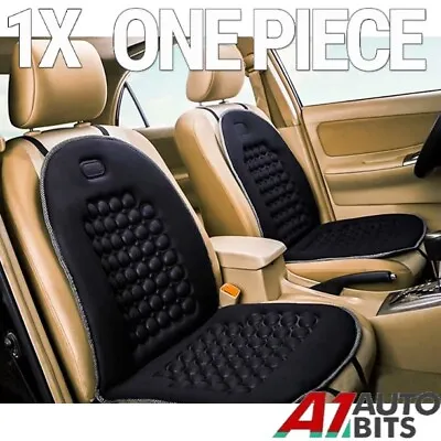 Orthopaedic Comfy Massage Back Black Seat Cover Protector Cushion Car Van Lorry • £8.99