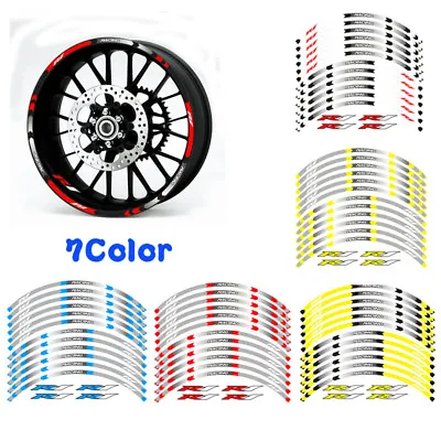 For Yamaha Yzf-r1 Yzf R1 Motorcycle Rim  17 Stripes Wheel Decals Tape Stickers  • $19.02