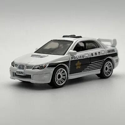 Matchbox 2007 Subaru Impreza WRX Police Japan Cruisers 2024 1:64 Diecast Car • £7.99