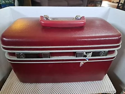 Vintage Samsonite RedTrain Case Makeup Luggage (To Restore) • $21.25