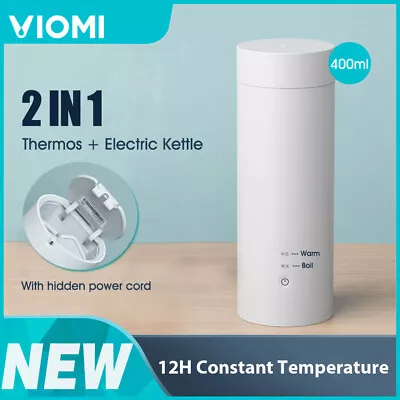 $37.04 • Buy VIOMI Electric Thermos Bottle Cup Portable Stainless Steel Heating Thermal