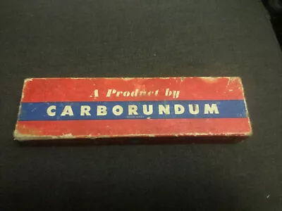 Vintage Carborundum # 108 Sharpening Stone Whetstone 8 X 2   NEW In Original Box • $24.88